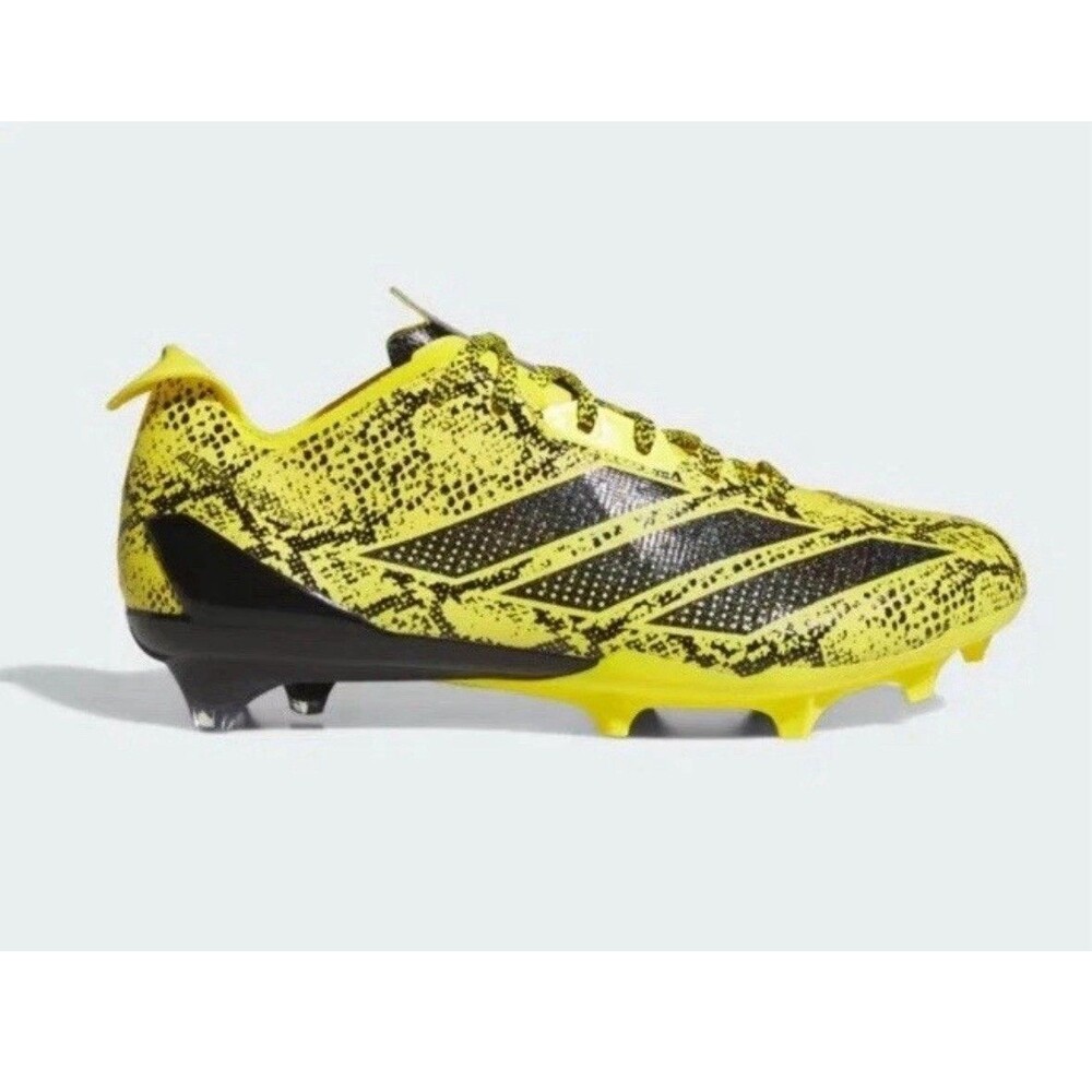 Adidas Adizero Electric II Football Cleats IE3893 Men’s Size 14 Yellow Black